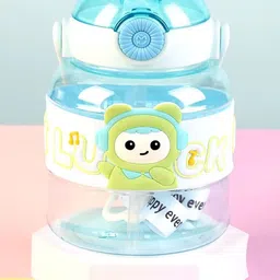Kritiu Kids Blue Cute Patch Sipper Water Bottle - 1000 ml-image-58