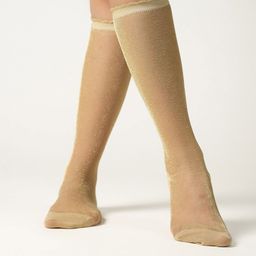 Theater Women Glow Jumpers Shimmer Knee-Length Socks-image-54