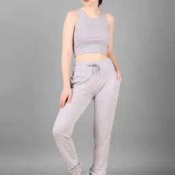 WATAY Round Neck Sleeveless Top With Jogger Co-Ords-image-70