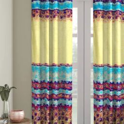 Romee Eyelet Multicolor Door Curtain (7 ft.) - Single Piece-image-72