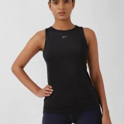 Reebok Black Regular Fit Sports Tank Top-image-98