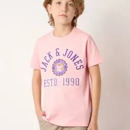 Jack & Jones Junior Light Pink Printed T-Shirt-picture-20