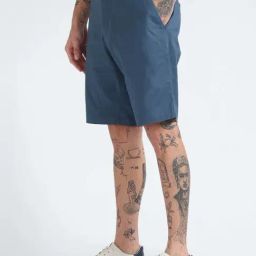 Tommy Hilfiger Blue Cotton Relaxed Fit Shorts-picture-45