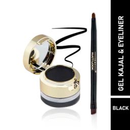 Matt Look Gel Kajal & Cake Eyeliner Black - 7 gm-16