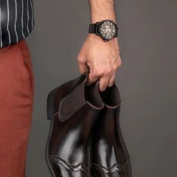 Hydes N Hues Men's Brown Chelsea Boots-image-87