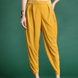 Sangria Women Velvet Finish Stylized Salwar-picture-51