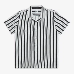 Y&F Kids by Westside Black Striped Resort-Fit Shirt-image-58