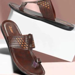 Paragon Men's Brown Toe Ring Sandals-image-37