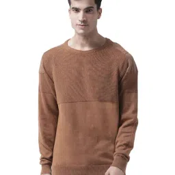 Club York Brown Cotton Full Sleeves Sweater-picture-15