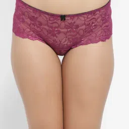 N-Gal Purple Lace Hipster Panty-image-13