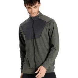 Puma Green Full Sleeves Jacket-image-53