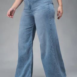 Miss Chase A+ Blue Flare Fit Jeans-image-82