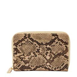 Accessorize London Mid Peach Printed Wallet for Women-16