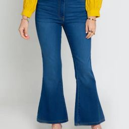 Zink London Blue Relaxed Fit High Rise Jeans-image-59