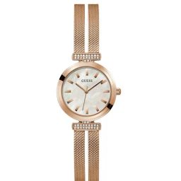 GUESS ARRAY Women Round Rose Gold Tone Dial Analog Watch - GW0471L3-image-94