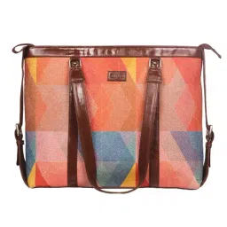 ZOUK Multicolor Printed Large Handbag-92