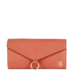 Baggit Orange Solid Wallet for Women-image-54