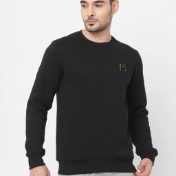 Sweet Dreams Black Round Neck Sweatshirt-image-86
