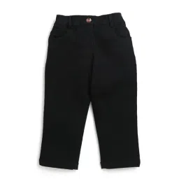 Tiny Girl Black Solid Jeans-image-83