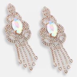 Sohi Gold Plated Party Designer Stone Dangler Earrings-19