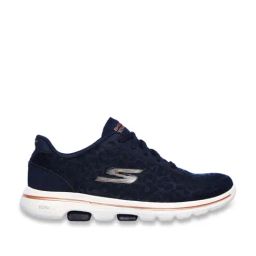 Skechers Women's GO WALK 5 - WILD Navy Walking Shoes-2