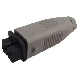 HIRSCHMANN RECTANGULAR CONN, RCPT, 2+PE WAY, CABLE, STAK 200-18