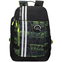 Uppercase 33.08 Black Printed Backpack-image-91