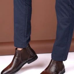 Hydes N Hues Men's Black Chelsea Boots-image-88