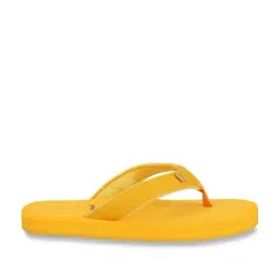Yoho Women's Arch Support Yellow Flip Flops image 2
