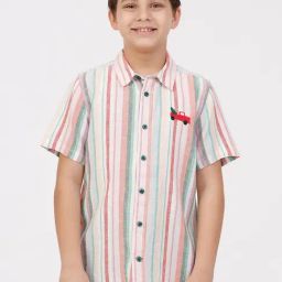 Kate & Oscar Boys Multi Striped Shirt-image-59