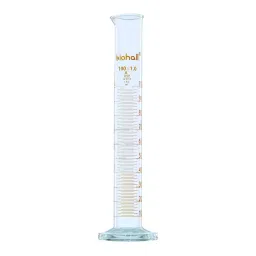 Biohall 2000 ml Measuring Cylinder with Hexagonal Base and Individual Certificate, BLS.UH.178 image 1