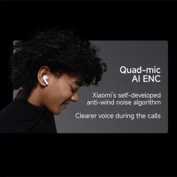 Redmi Buds 5C Bluetooth Tws In Ear Earbuds|Up To 40Db Hybrid Noise Cancellation|Quad Mic image 2
