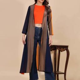 Cation Multicolored Color-Block Shrug-13