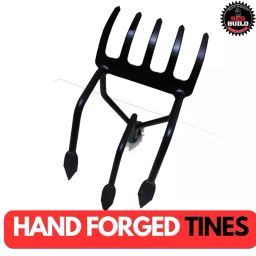 REDBUILD 2-in-1 Dual-Purpose Rake and Hand Cultivator Without Handle/Multipurpose Garden Tool image 3