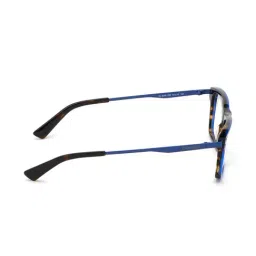 Diesel Blue Rectangular Eye Frames for Men image 4