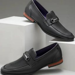 Arrow Men's Black Formal Loafers-image-53