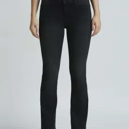 Pepe Mid Rise Jeans Black Cotton Mid Rise Jeans-image-34