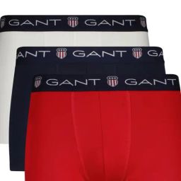 Gant Multi Regular Fit Trunks - Pack Of 3-image-3