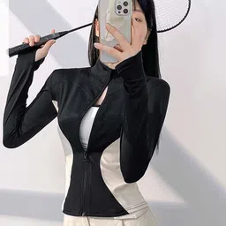 StyleCast Women Colourblocked Lightweight Yoga Sporty Jacket-picture-33