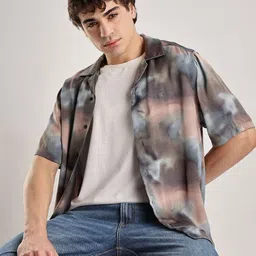 Calvin Klein Jeans Men Opaque Tie & Dye Casual Slim Fit Shirt-image-63