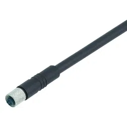 BINDER SENSOR CORD, 4P M5 RCPT-FREE END, 2M, 79-3108-32-04-0