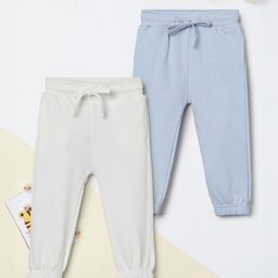 max Infant Boys Pack Of 2 Back Applique Pure Cotton Joggers-20