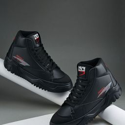 Duke Men Printed High-Top Sneakers-image-36