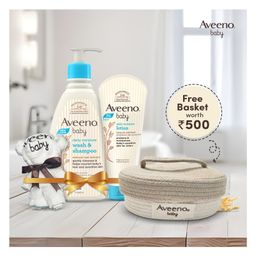 Aveeno Baby Gift Set With Soothing Wash 354 ml & Moisturizing Lotion 227 g-image-20