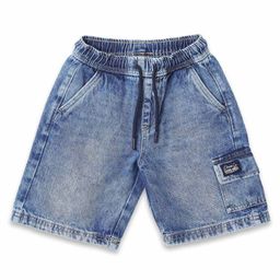 US Polo Assn Cotton Knit Above Knee Length Solid Shorts - Blue-image-48
