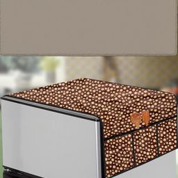 The Furnishing Tree Brown Plastic Refrigerator Cover-image-108