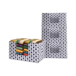 Aura White Set of 4 Regular Drawer Organiser Organisers-2