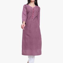 4u Fashion Embroidered Straight Kurta-picture-33