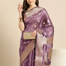Silk Land Woven Design Zari Banarasi Saree-picture-45