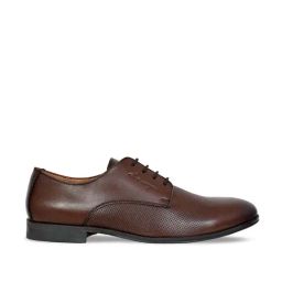 Allen cooper Men's Brown Derby Shoes-image-24